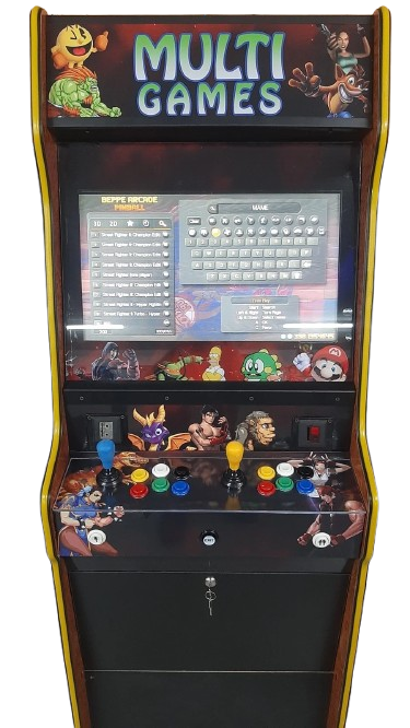Arcade vintage Cabinato jamma Multigame con 10.007 giochi Pandora Flipper - immagine 2